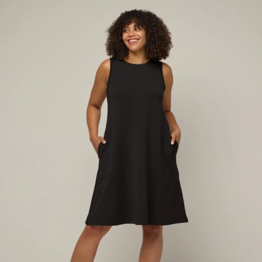 XS LONG Black Sierra Tank Dress
